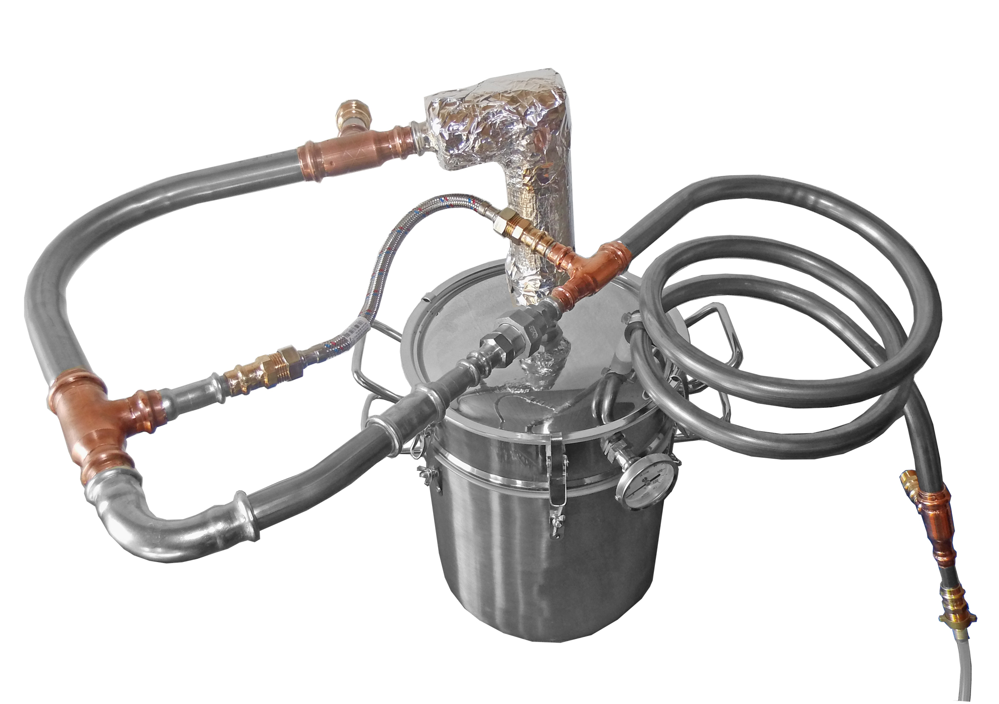 DESTILLIERMEISTER-JUNIOR-E2307 Premium - Destille für Ätherische Öle optimiert - zum Schließen ins Bild klicken