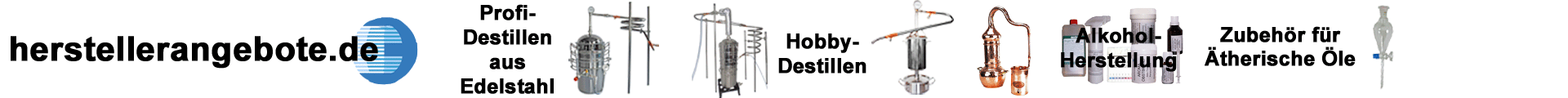 (Bild für) Destillieranlagen und Zubeh&ouml;r